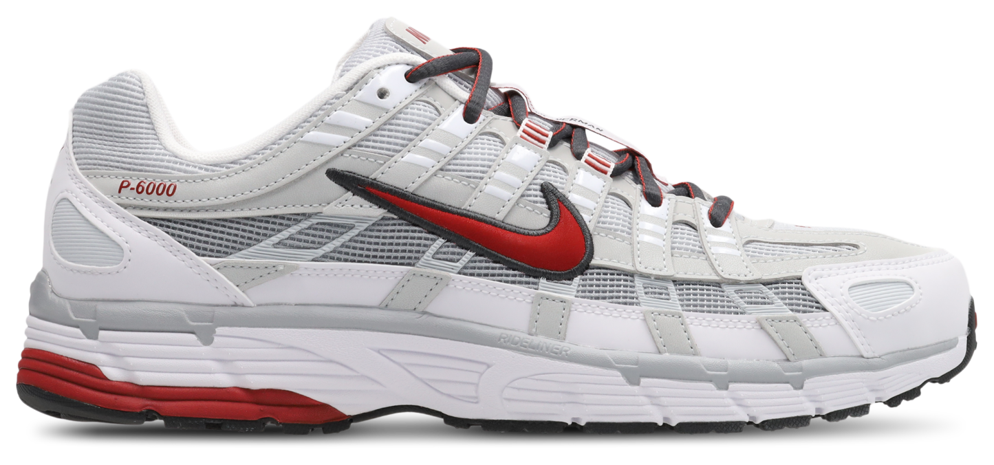 Nike P-6000 - Homme Chaussures – White-Dune Red-Pure Platinum