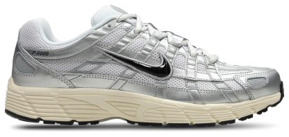 Nike P-6000 - Homme Chaussures – White-Black-Mtlc Silver