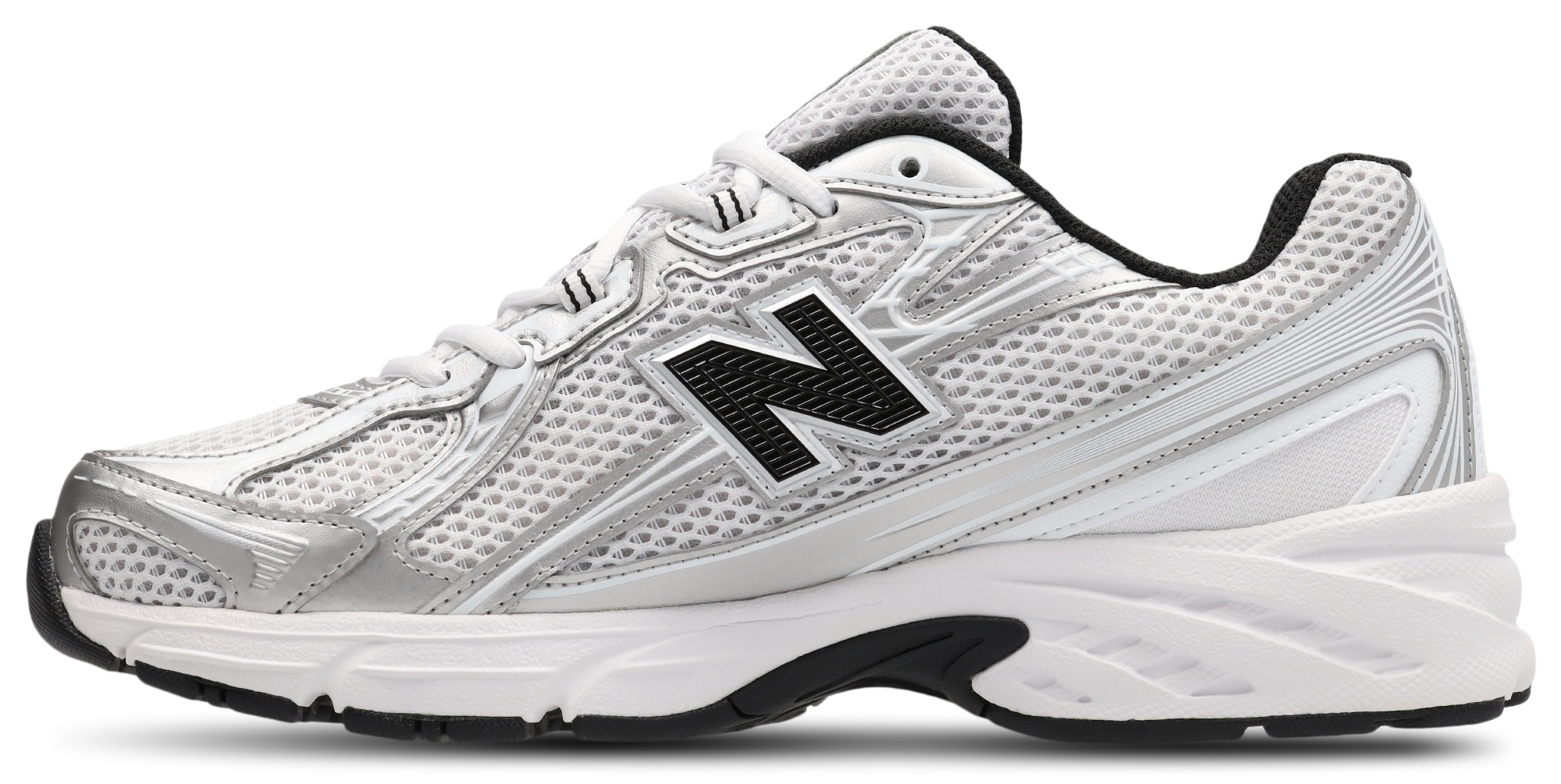 New Balance 740 - Homme Chaussures – White-White-Black