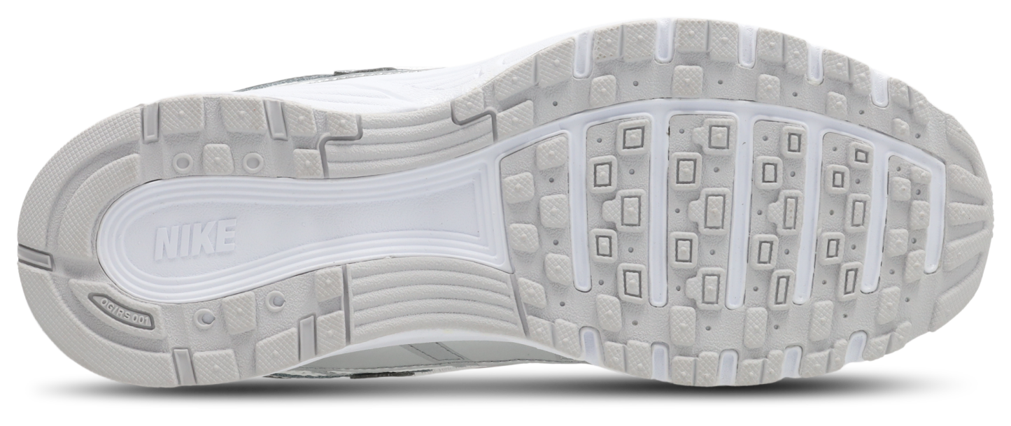 Nike P-6000 - Primaire-College Chaussures – White-Vast Grey-Mtlc Silver
