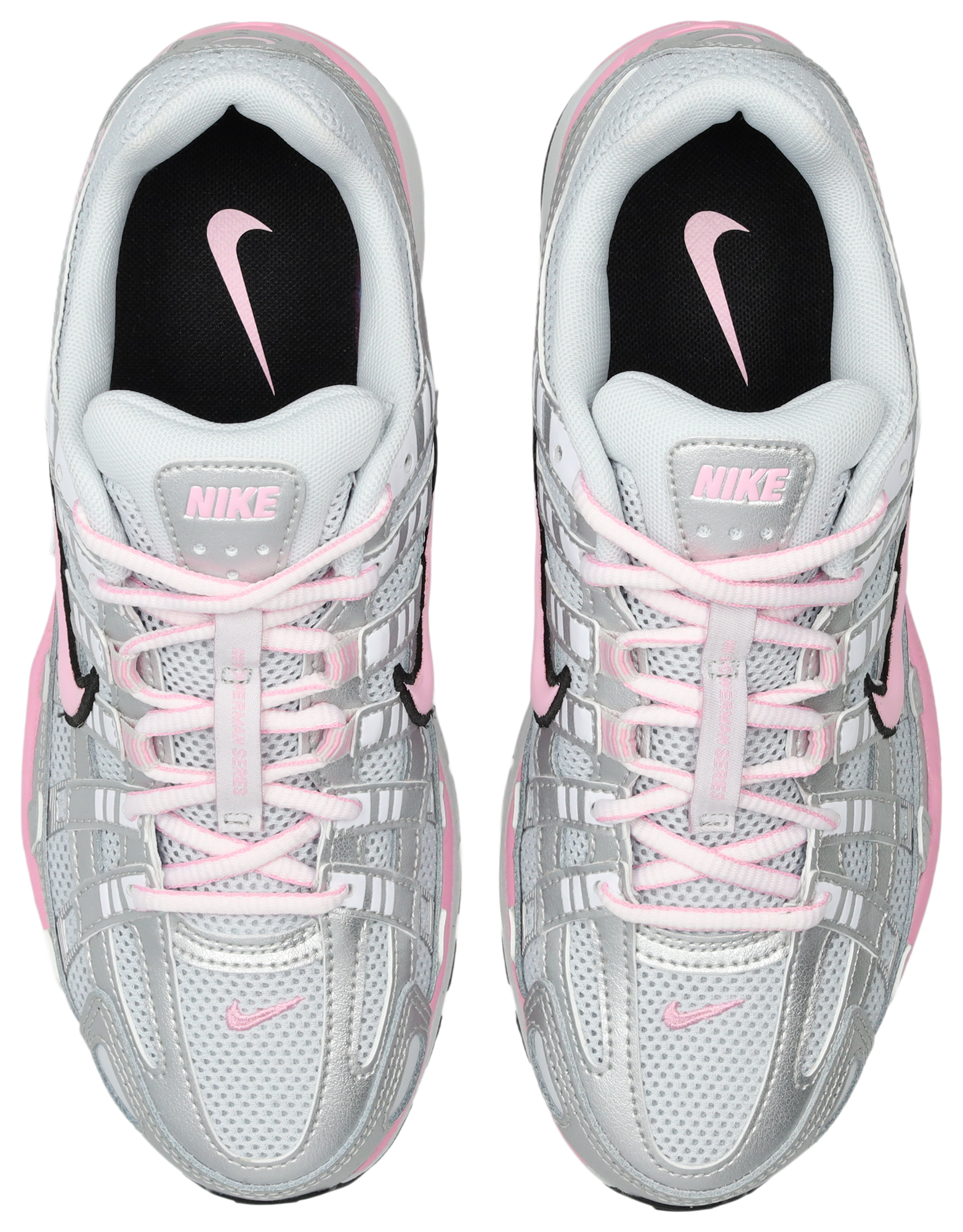 Nike P-6000 - Femme Chaussures – Pure Platinum-Pink Rise-Metallic Silver