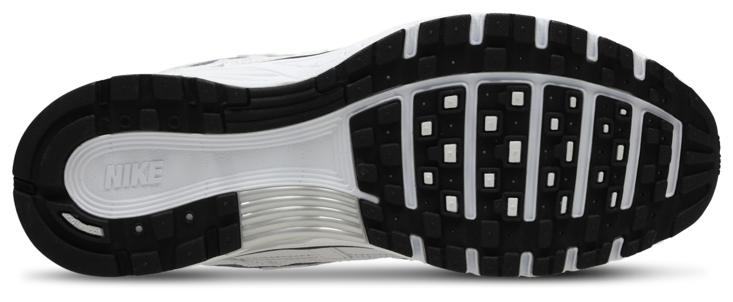 Nike P-6000 - Homme Chaussures – White-Black-Metallic Silver