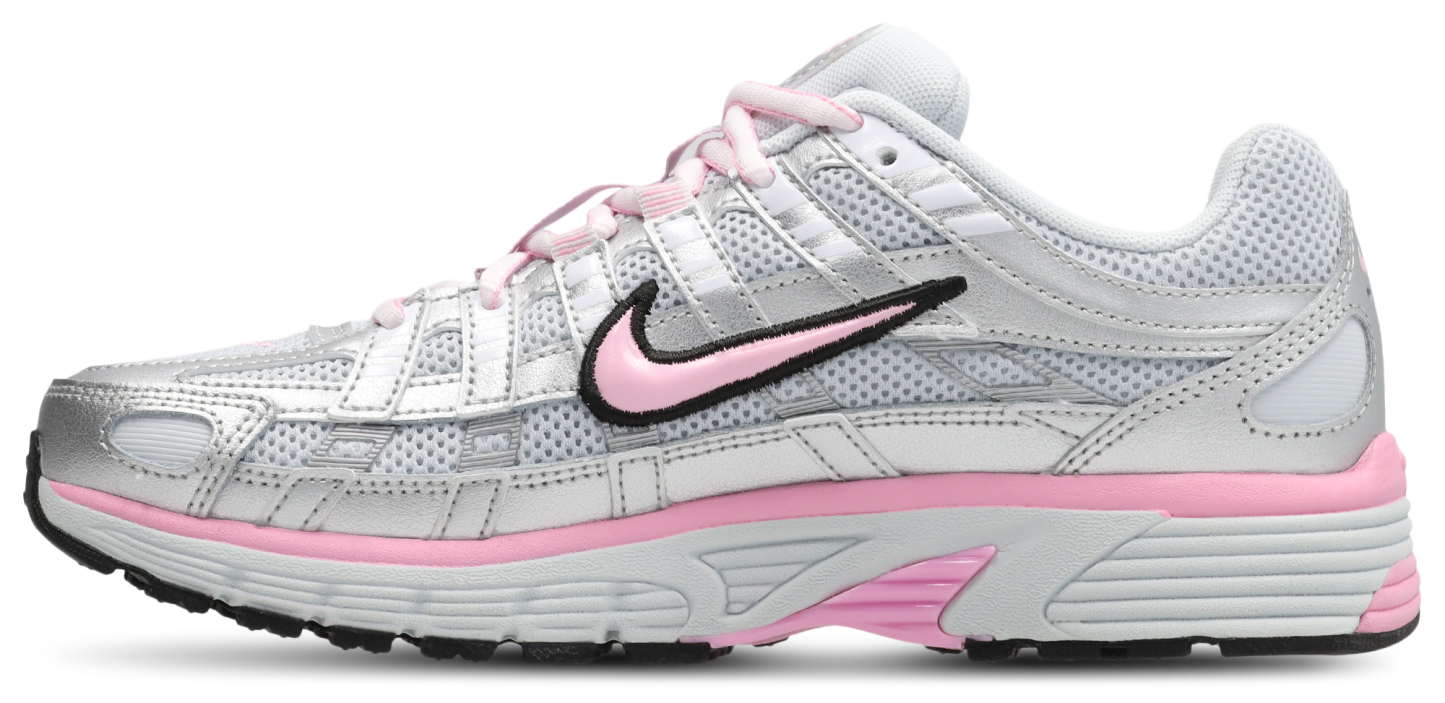 Nike P-6000 - Femme Chaussures – Pure Platinum-Pink Rise-Metallic Silver