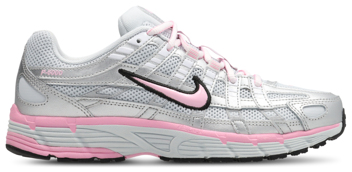 Nike P-6000 - Femme Chaussures – Pure Platinum-Pink Rise-Metallic Silver