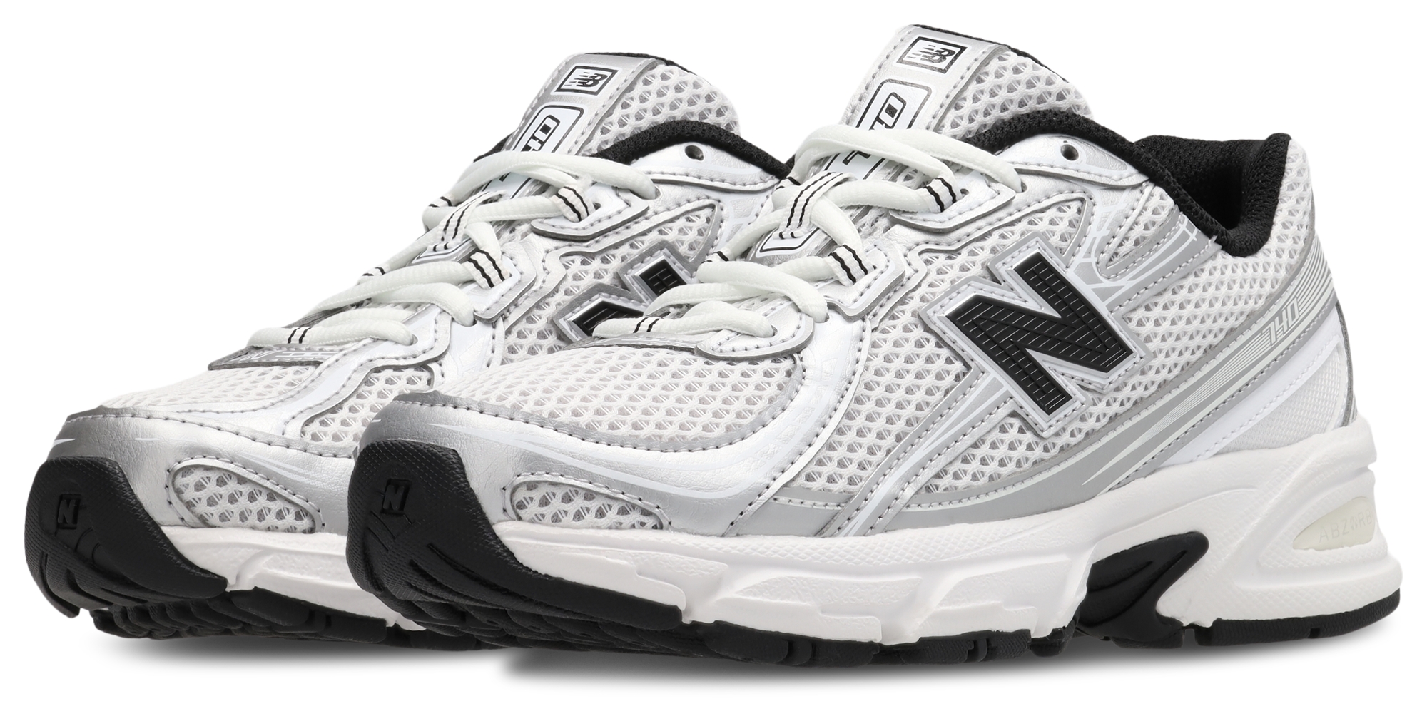 New Balance 740 - Primaire-College Chaussures – Silver Metalic-Black Nw