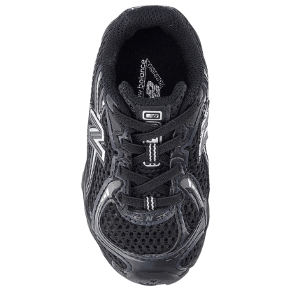 New Balance 740 Bungee Lace - Bebes Chaussures – Black-Silver Metallic