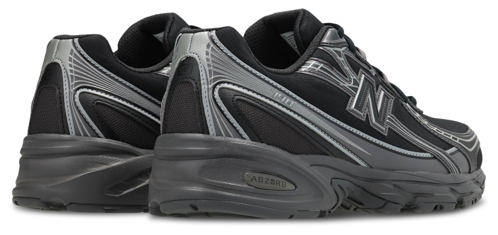 New Balance 740 - Homme Chaussures – Black-Black Cement-Grey