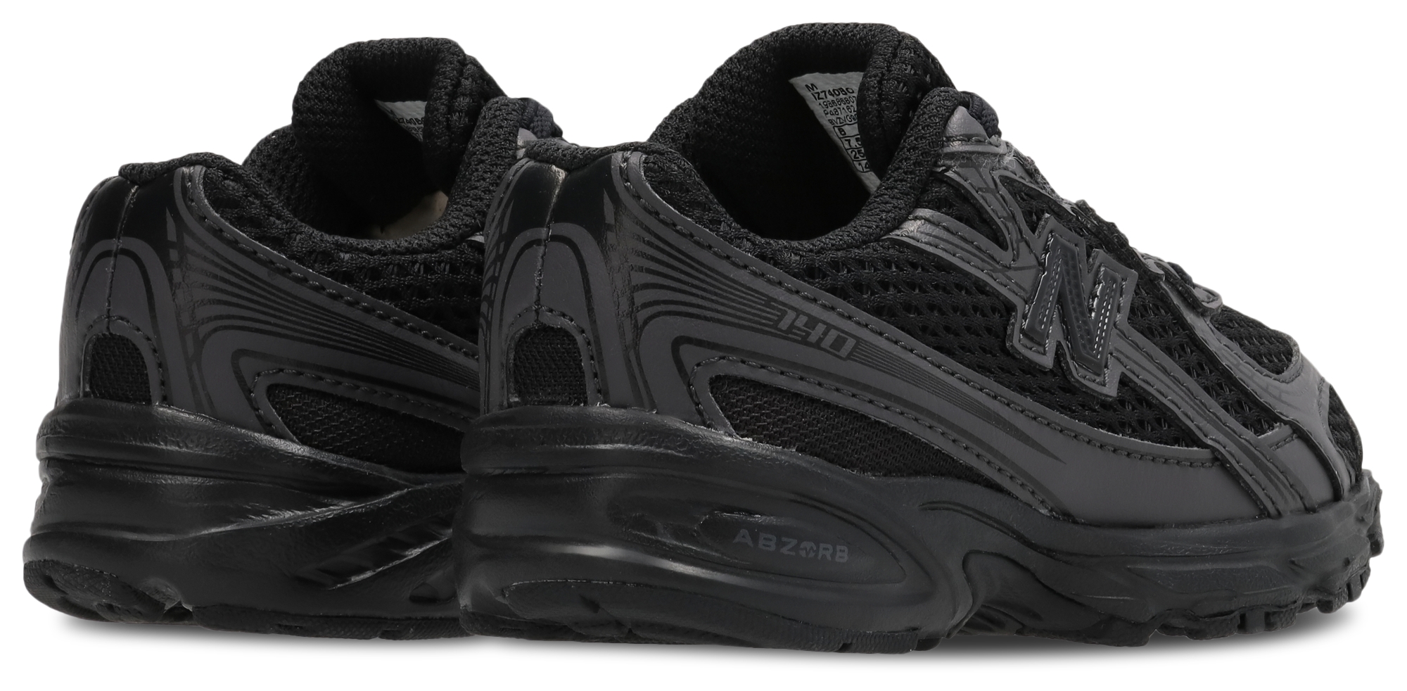 New Balance 740 - Bebes Chaussures – Black Cement-Black Bo