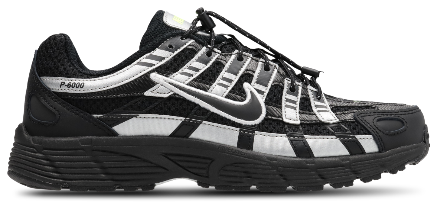 Nike P-6000 - Primaire-College Chaussures – Black-Black-Mtlc Silver