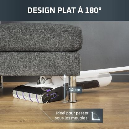 Aspirateur laveur sans fil Rothtwenta sans fil X-Clean 10 GZ7035WO Blanc