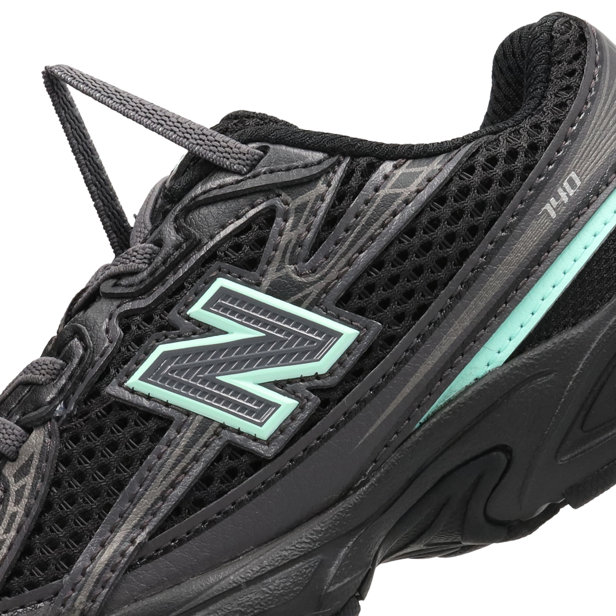 New Balance 740 - Maternelle Chaussures – Black-Bright Mint