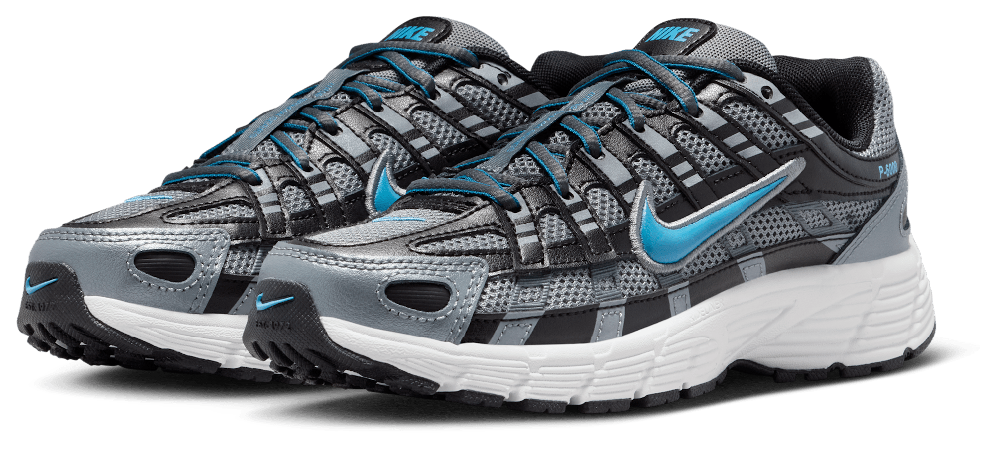 Nike P-6000 - Primaire-College Chaussures – Smoke Grey-Black