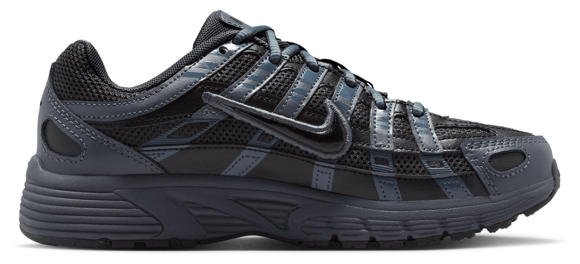 Nike P-6000 - Primaire-College Chaussures – Dk Smoke Grey-Black-Carbon
