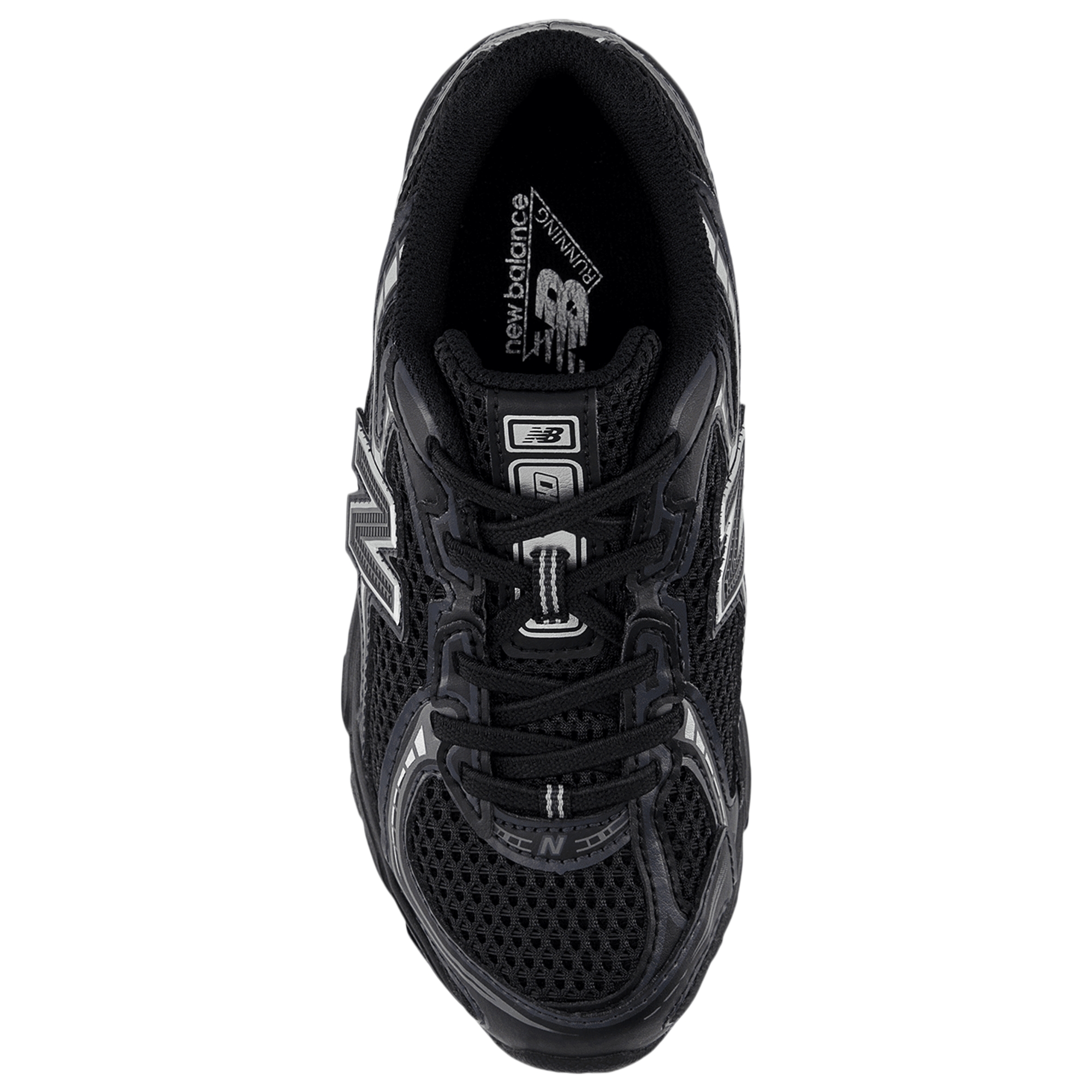 New Balance 740 Bungee Lace - Maternelle Chaussures – Black-Silver Metallic