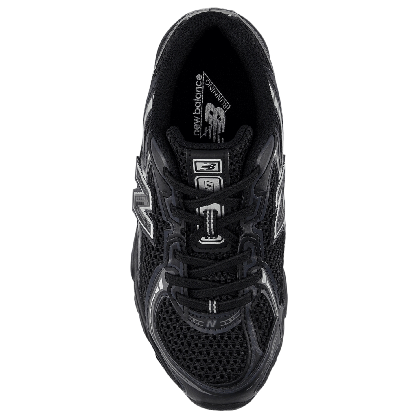 New Balance 740 Bungee Lace - Maternelle Chaussures – Black-Silver Metallic