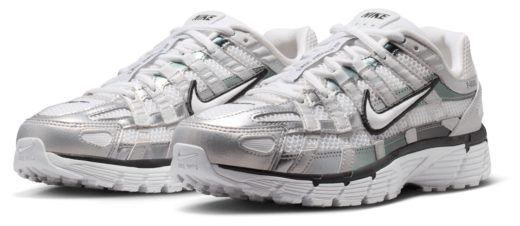 Nike P-6000 - Femme Chaussures – White-Offwhite