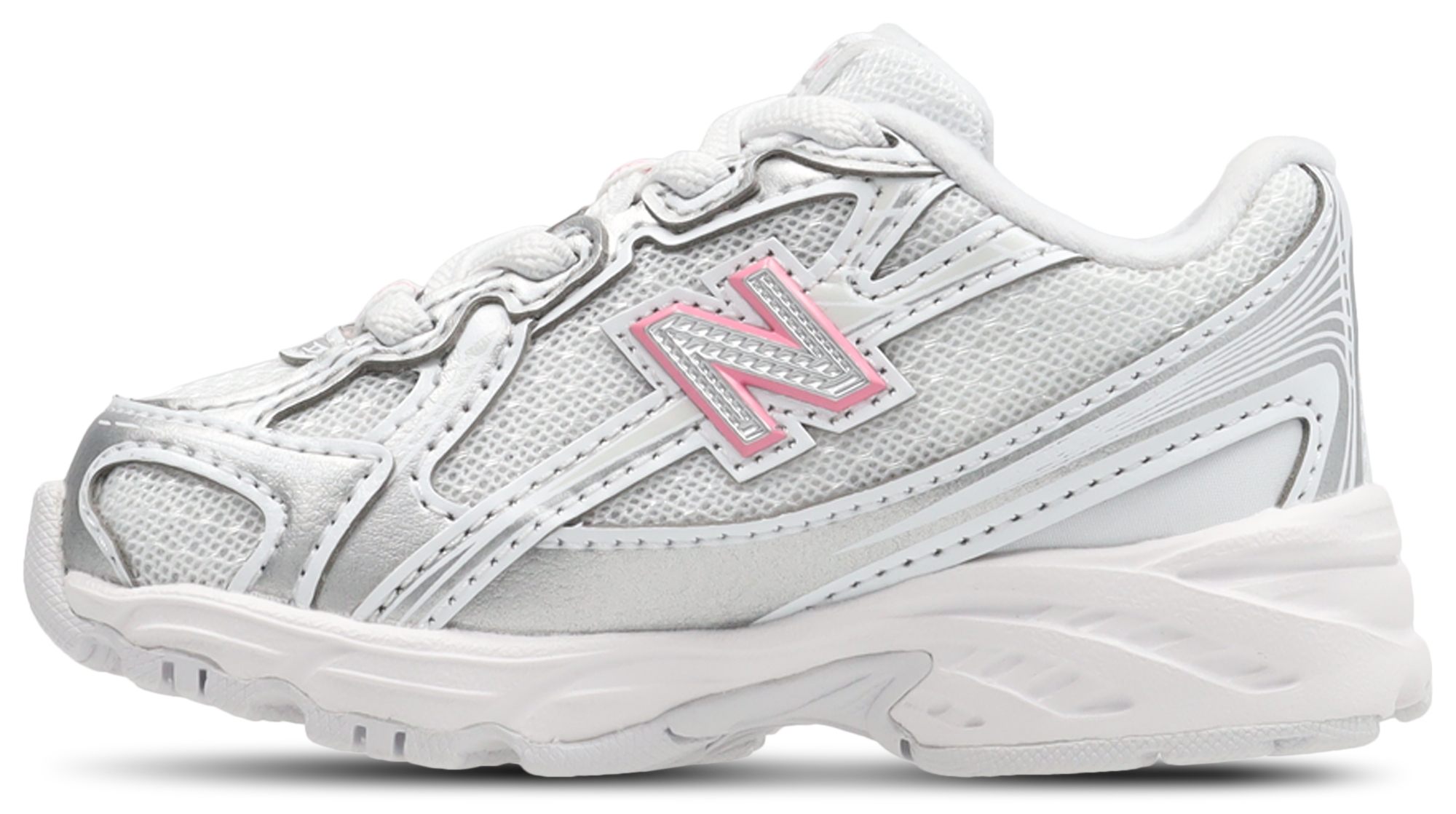 New Balance 740 - Bebes Chaussures – Silver Metallic-Signal Pink