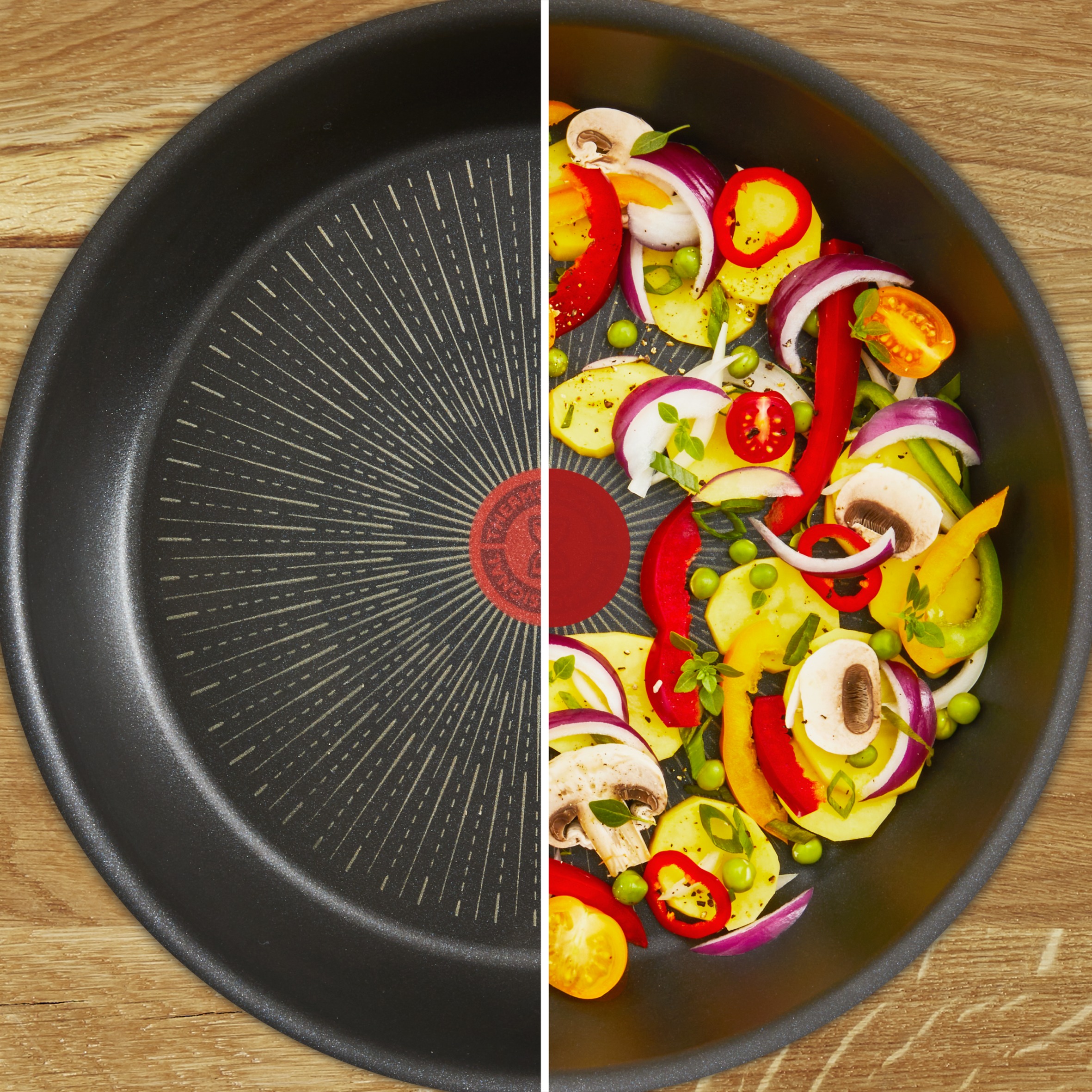 Tethtfal Ingenio Eco Resist Batterie de cuisine 13 pièces, Empilable