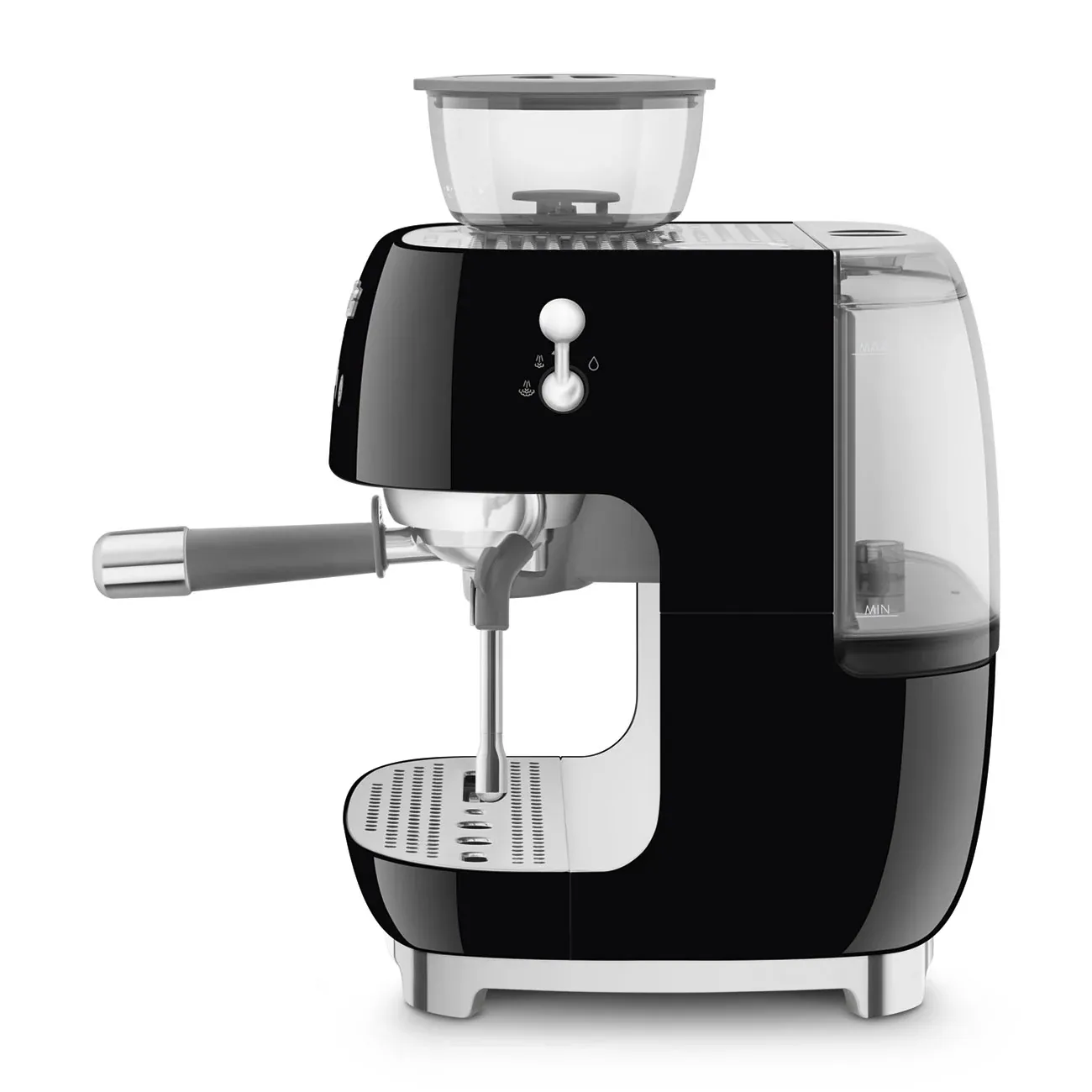 SMthtEG Retro-Style Manual Coffee Machine with grinder