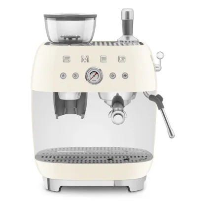 SMthtEG Retro-Style Manual Coffee Machine with grinder