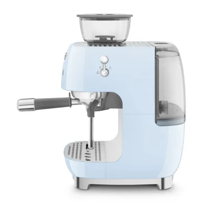 SMthtEG Retro-Style Manual Coffee Machine with grinder