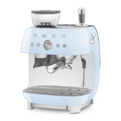 SMthtEG Retro-Style Manual Coffee Machine with grinder