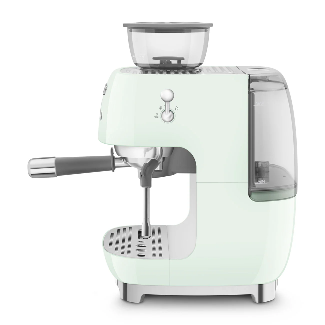 SMthtEG Retro-Style Manual Coffee Machine with grinder