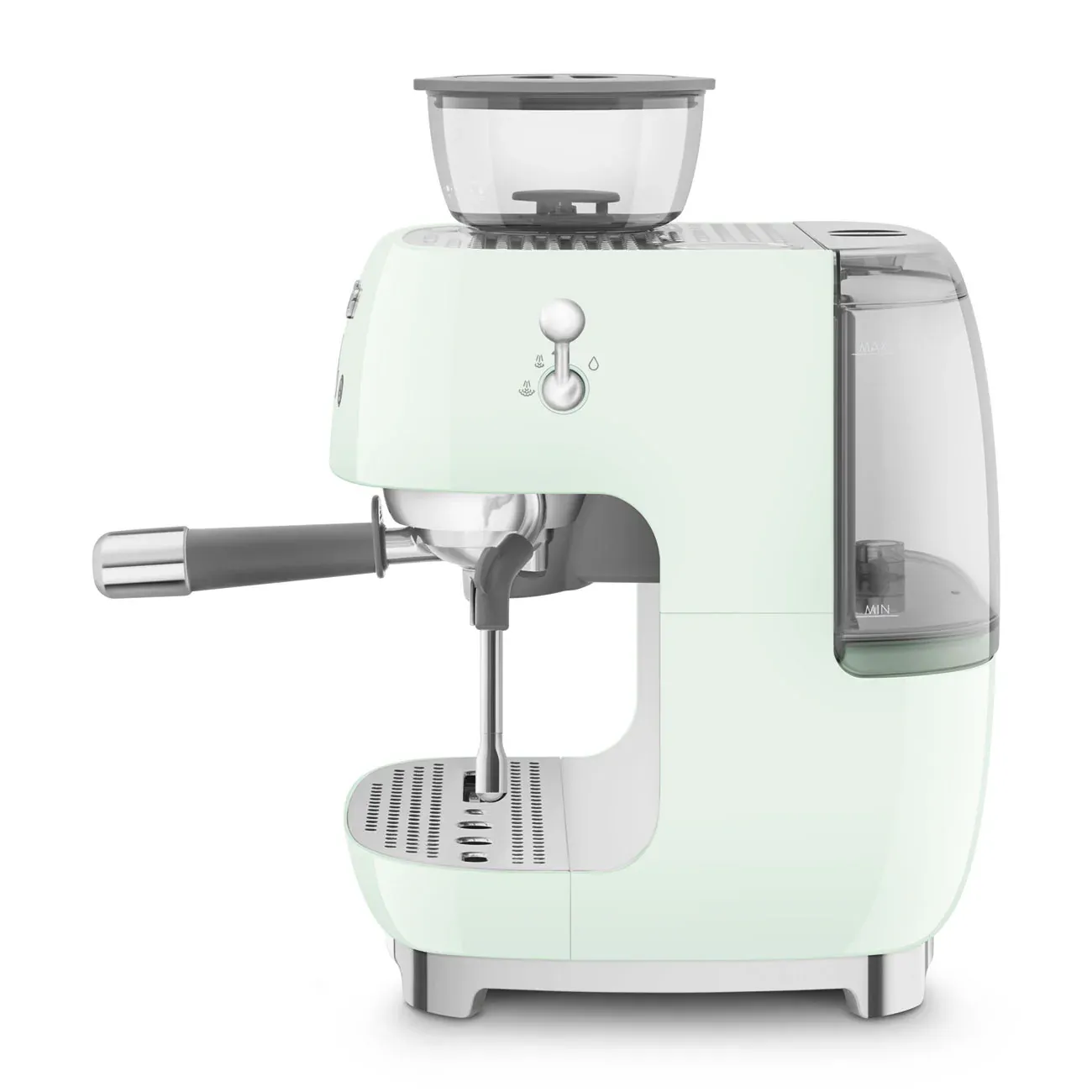 SMthtEG Retro-Style Manual Coffee Machine with grinder