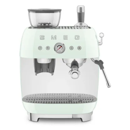 SMthtEG Retro-Style Manual Coffee Machine with grinder