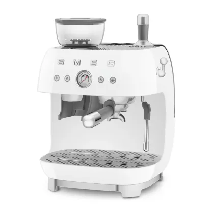 SMthtEG Retro-Style Manual Coffee Machine with grinder