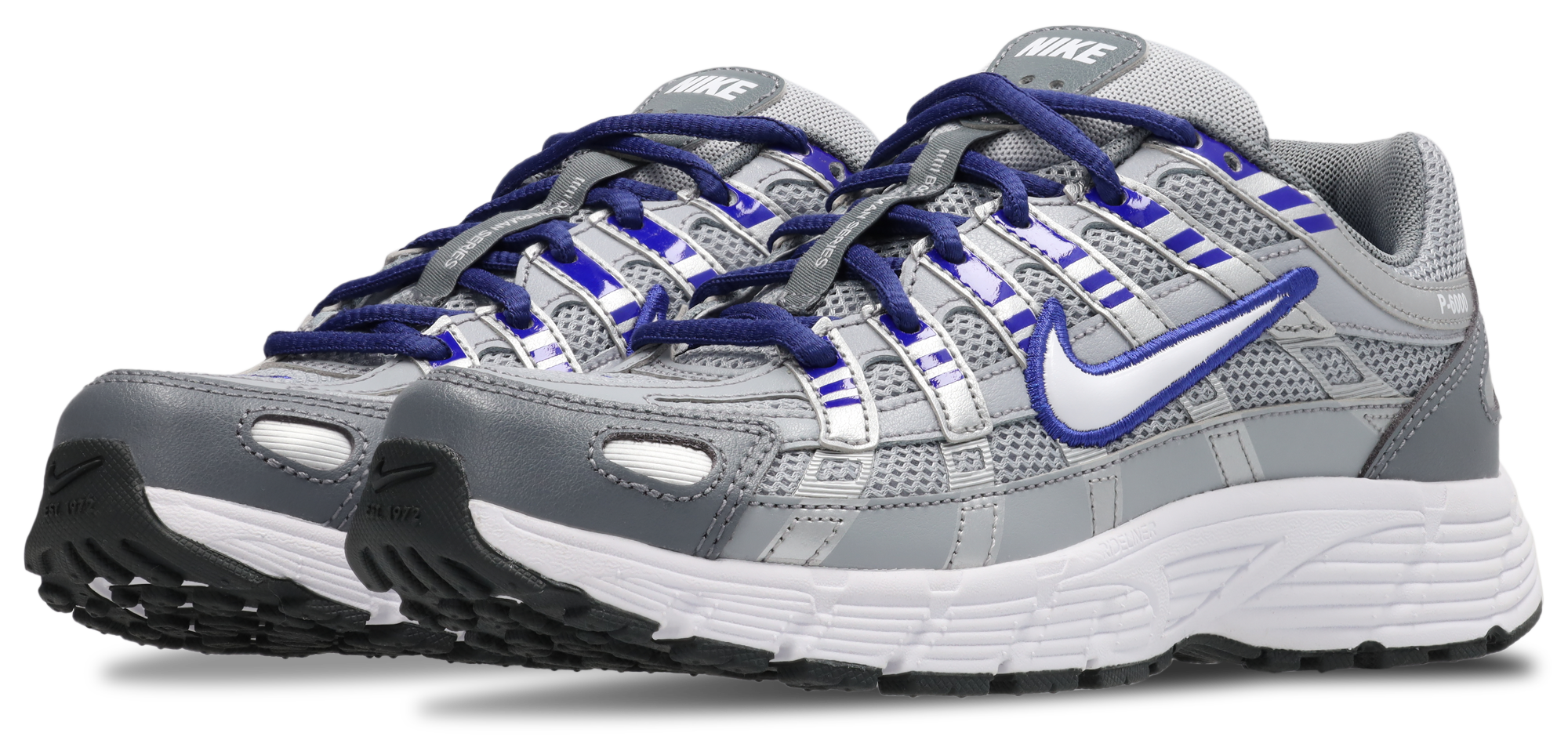 Nike P-6000 - Primaire-College Chaussures – Wolf Grey-White