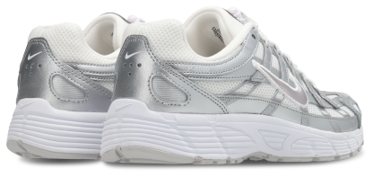 Nike P-6000 - Primaire-College Chaussures – White-Vast Grey-Mtlc Silver
