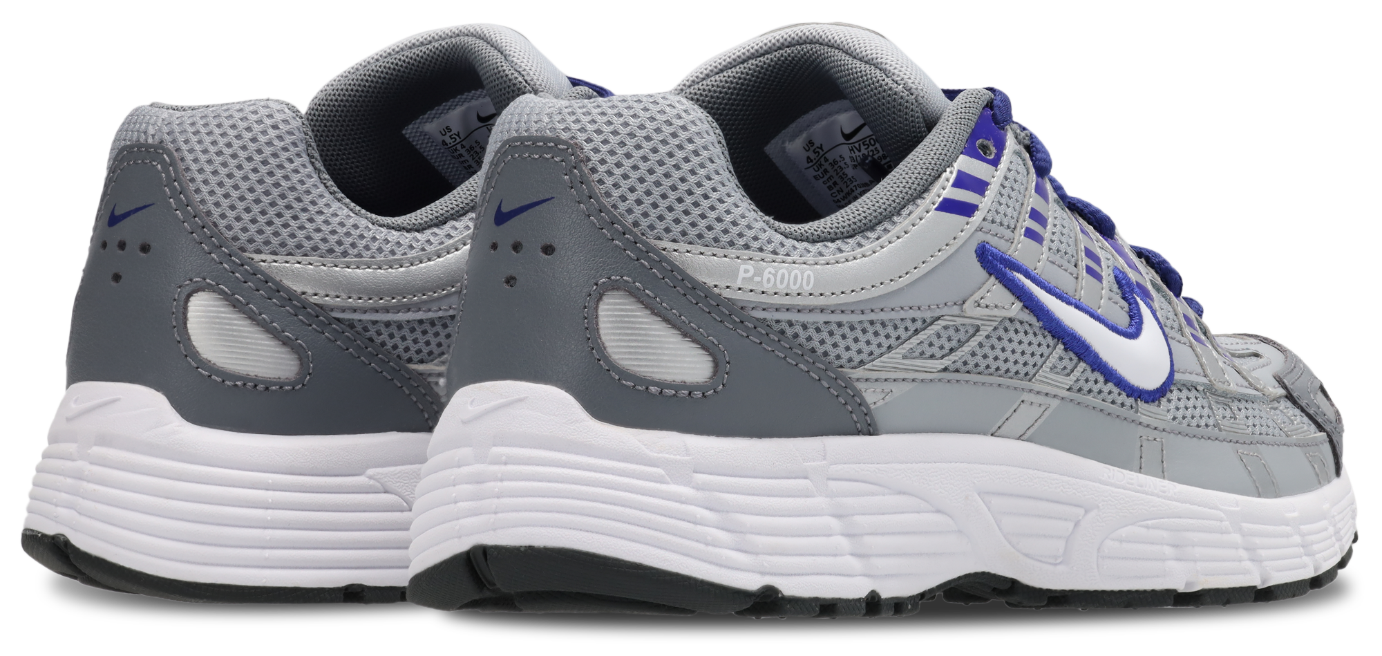 Nike P-6000 - Primaire-College Chaussures – Wolf Grey-White