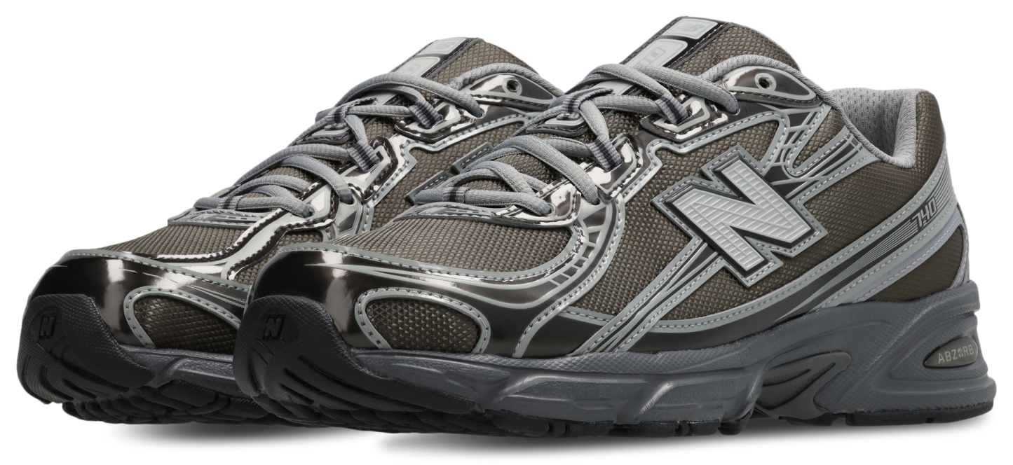 New Balance 740 - Homme Chaussures – Black Metallic-Castlerock Pfp