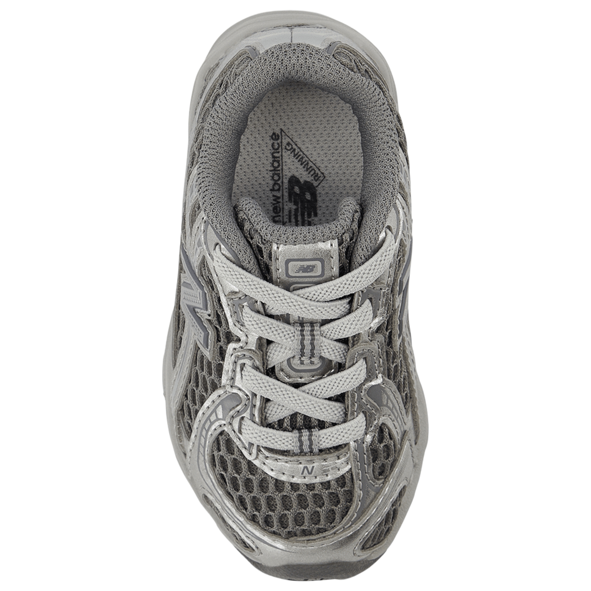 New Balance 740 Bungee Lace - Bebes Chaussures – Harbor Grey-Silver Metallic