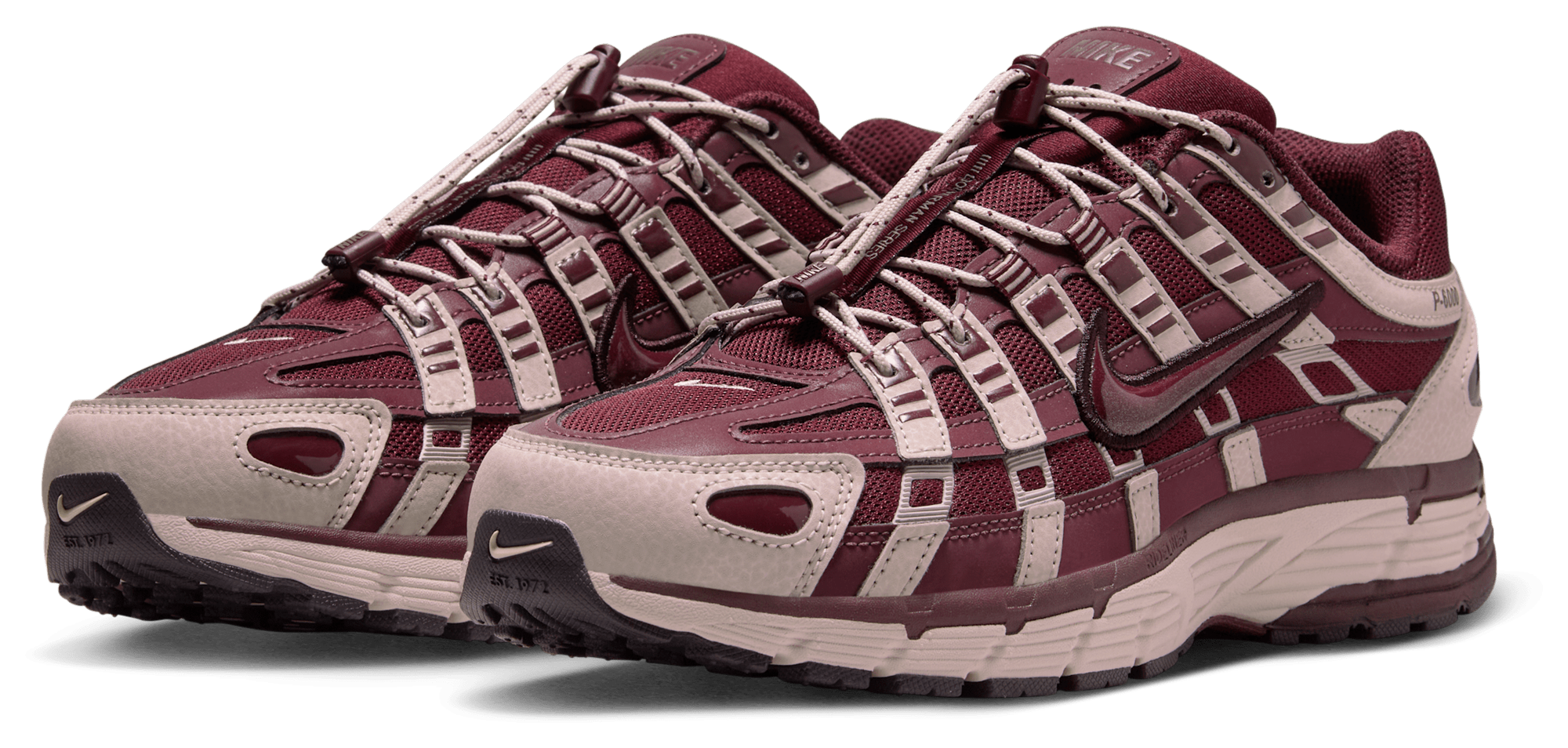 Nike P-6000 - Femme Chaussures – Silt Red-Burgundy Ash