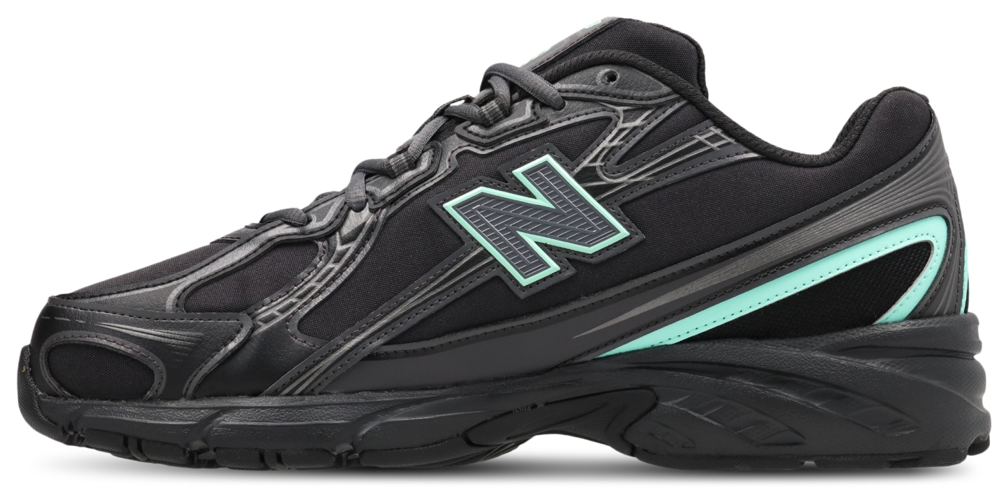 New Balance 740 - Homme Chaussures – Black-Bright Mint