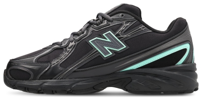 New Balance 740 - Homme Chaussures – Black-Bright Mint