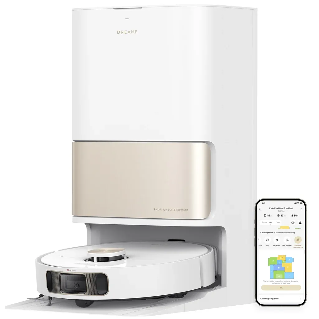 Drethtame L10s Pro Ultra Heat Robot Aspirateur Laveur