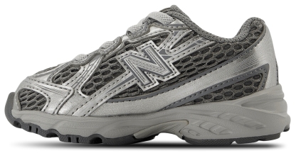 New Balance 740 Bungee Lace - Bebes Chaussures – Harbor Grey-Silver Metallic