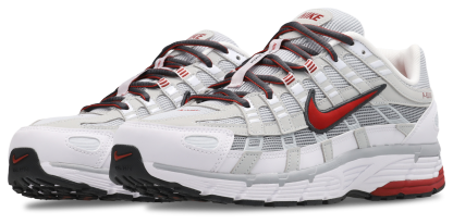 Nike P-6000 - Homme Chaussures – White-Dune Red-Pure Platinum