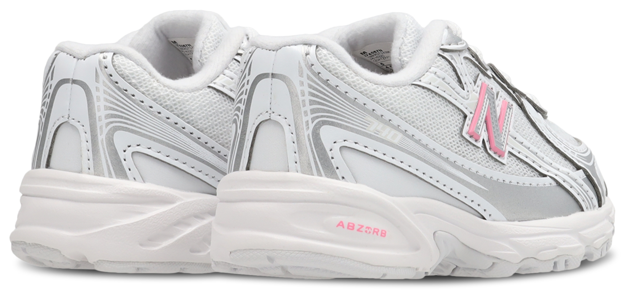 New Balance 740 - Bebes Chaussures – Silver Metallic-Signal Pink