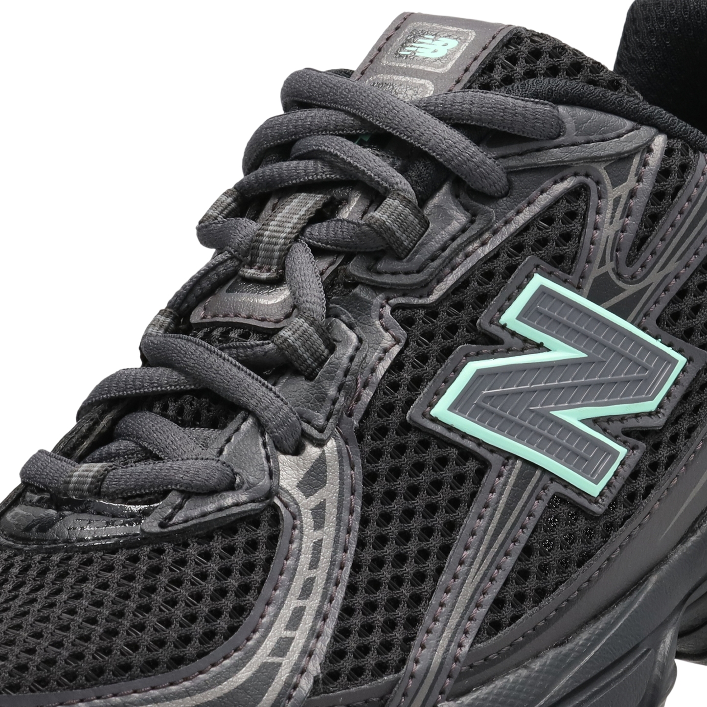 New Balance 740 - Primaire-College Chaussures – Black-Bright Mint