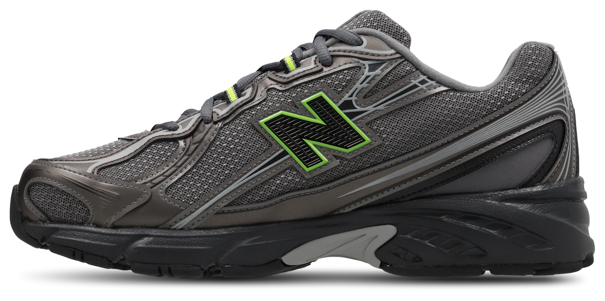 New Balance 740 - Homme Chaussures – Castlerock-Alkaline Green