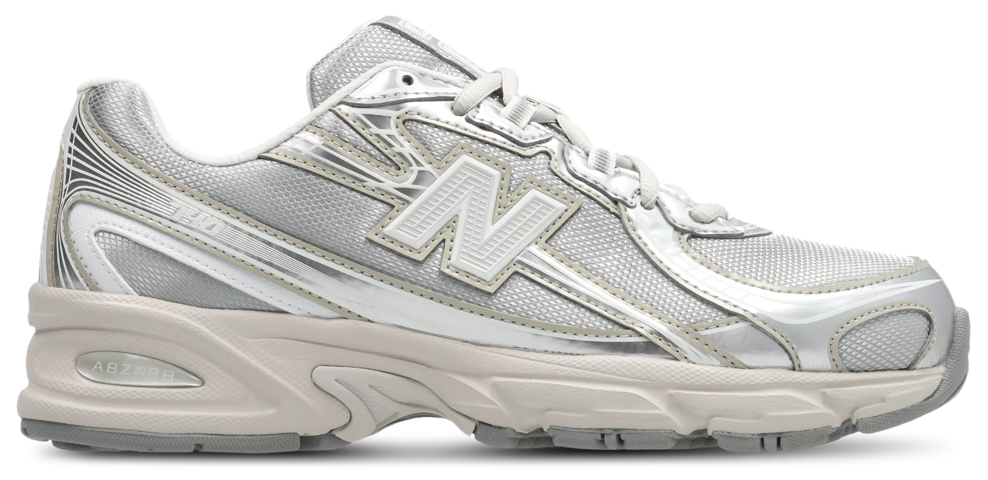 New Balance 740 - Femme Chaussures – Metallic Silver-Metallic Silver