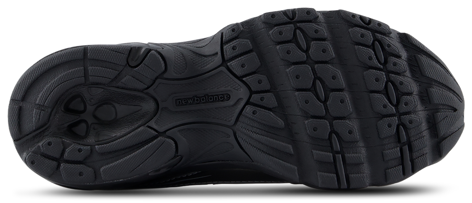 New Balance 740 Bungee Lace - Maternelle Chaussures – Black Metallic-Alkaline Green