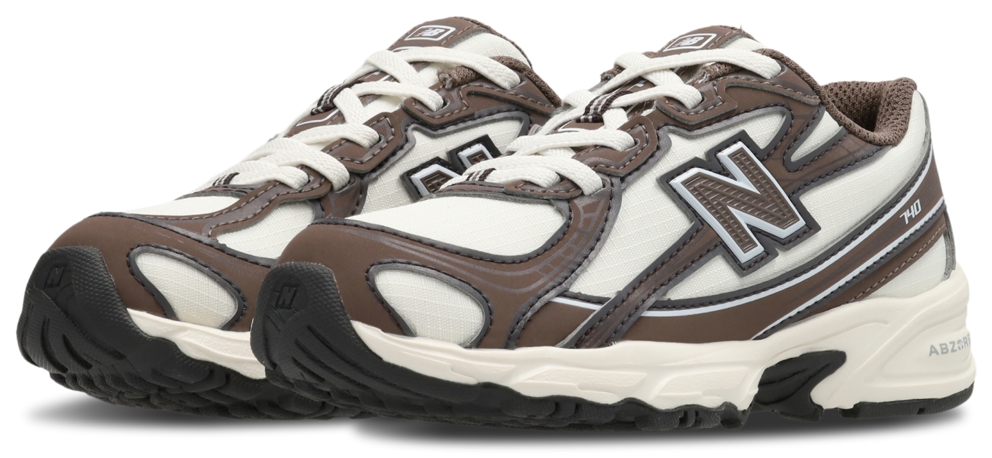 New Balance 740 - Maternelle Chaussures – Sea Salt-Cortado-Black Coffee