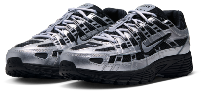 Nike P-6000 - Femme Chaussures – Black-Metallic Silver