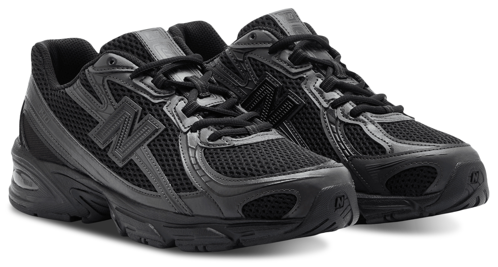 New Balance 740 - Femme Chaussures – Black-Black Cement