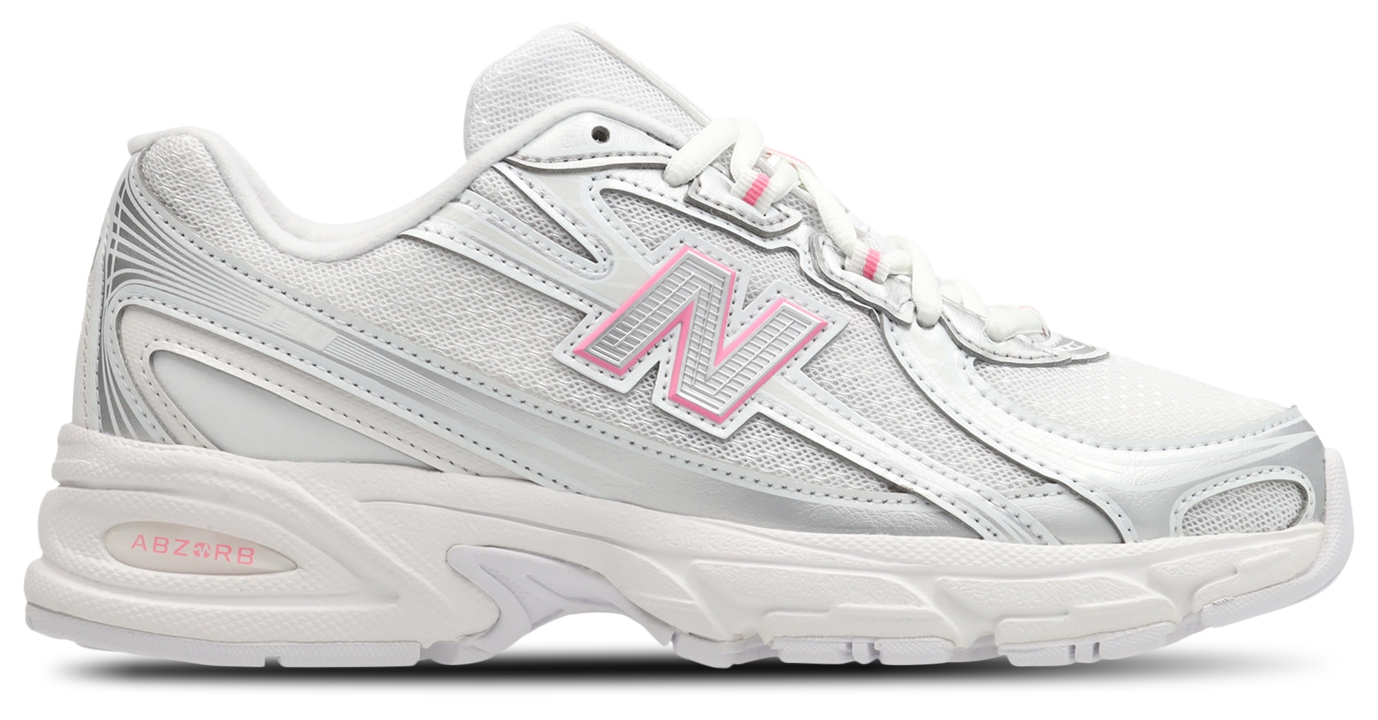 New Balance 740 - Primaire-College Chaussures – Silver Metallic-Signal Pink